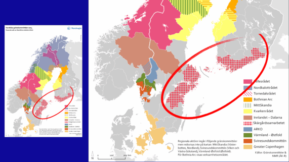 karta (1) Gränsregionalt samarbete